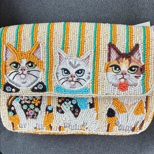 Viral Made in India Beaded Cat 🐈 Handbag